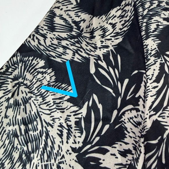 Shoshanna Essie Dress Black Ivory Floral Print Long Sleeve Shirt Dress Size 6 - Picture 12 of 15